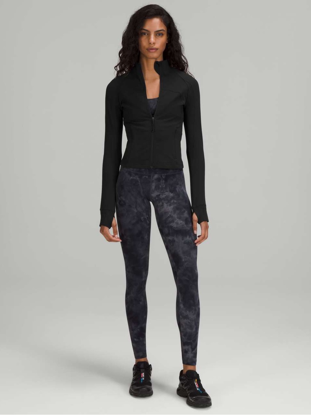 Lululemon Women’s Nulu Cropped Define Jacket Black Full Zip 6